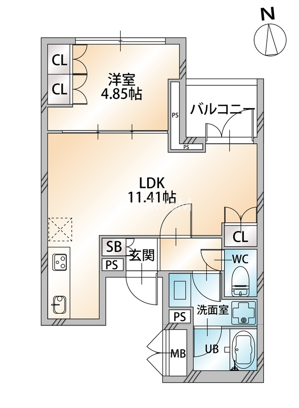 1LDK