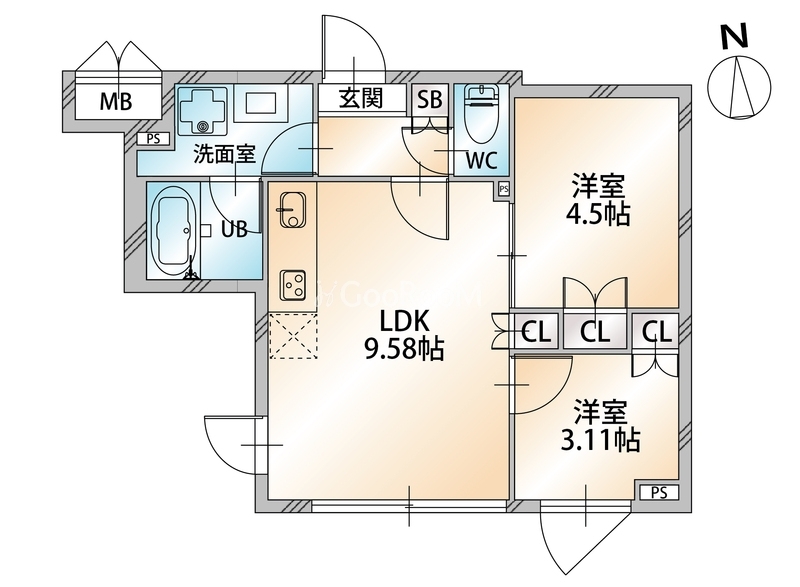 2LDK