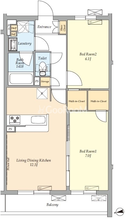 2LDK