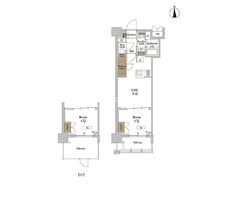 1LDK