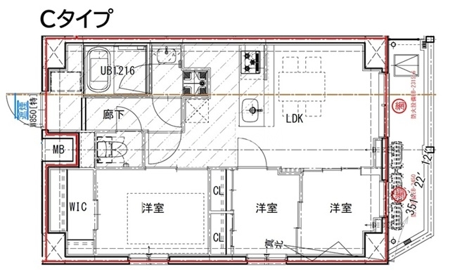 3LDK