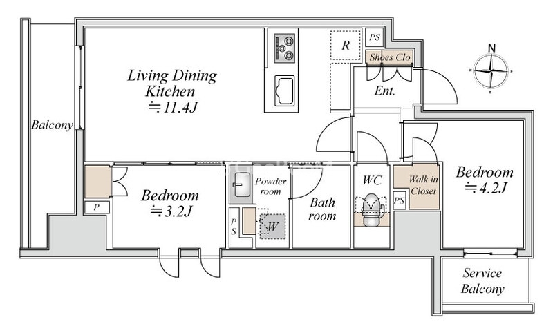 2LDK