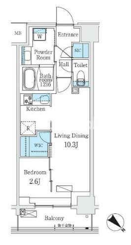 1LDK