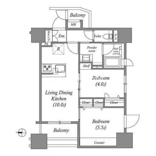 2LDK