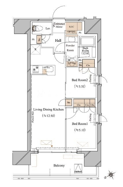 2LDK