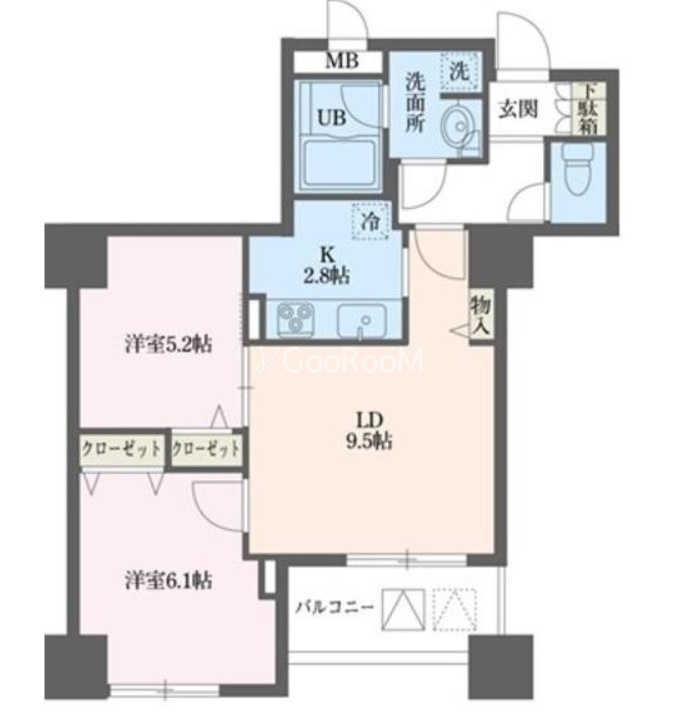 2LDK