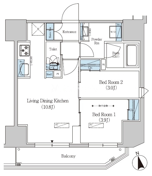 2LDK