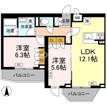 2LDK