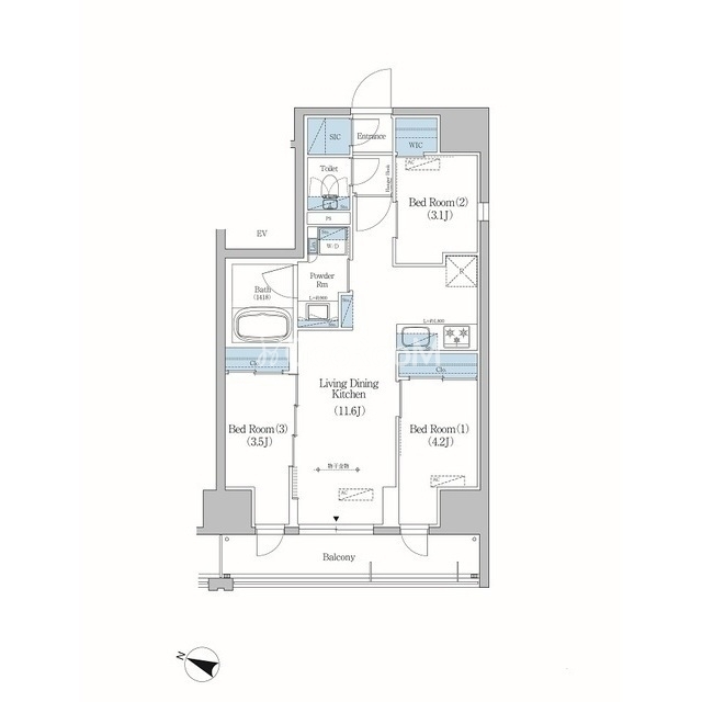 3LDK