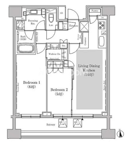 2LDK