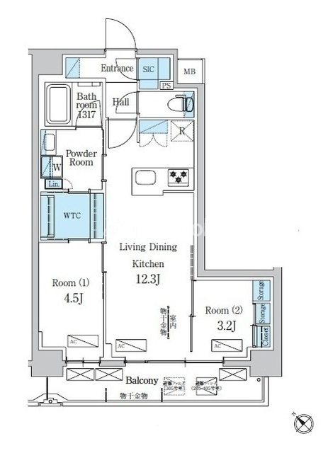2LDK
