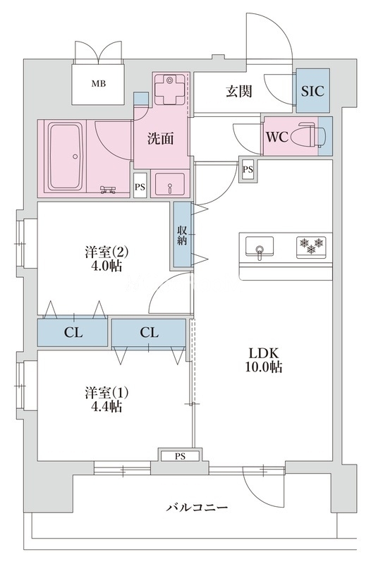 2LDK