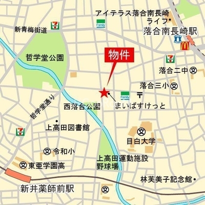 
									パークアクシス新宿西落合 マップ