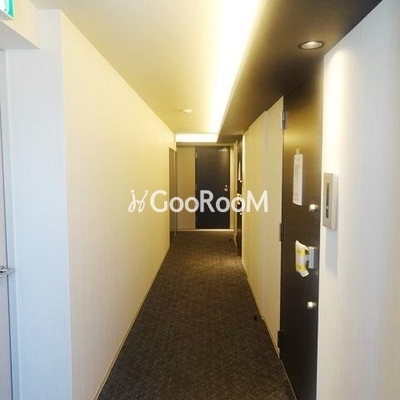 
									プラウドフラット両国イースト 内廊下