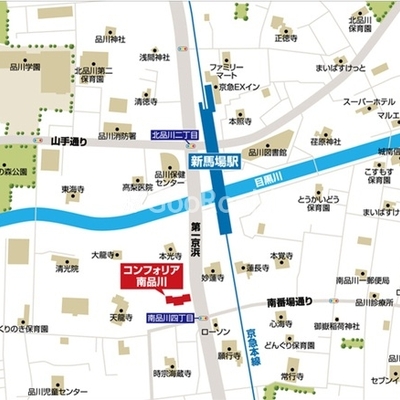 
									コンフォリア南品川 マップ