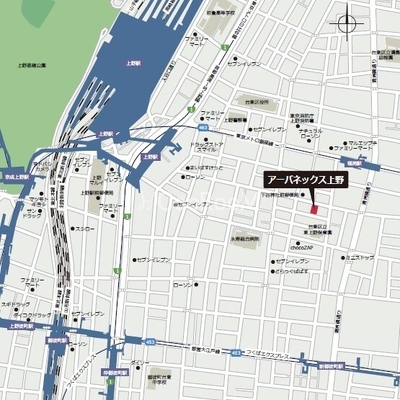 
									アーバネックス上野 場所