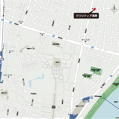 
									クラリティア浅草 マップ写真